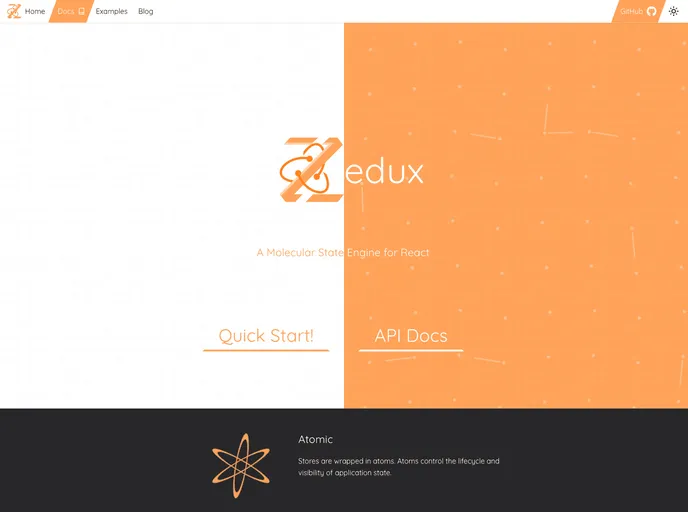 screenshot of Zedux