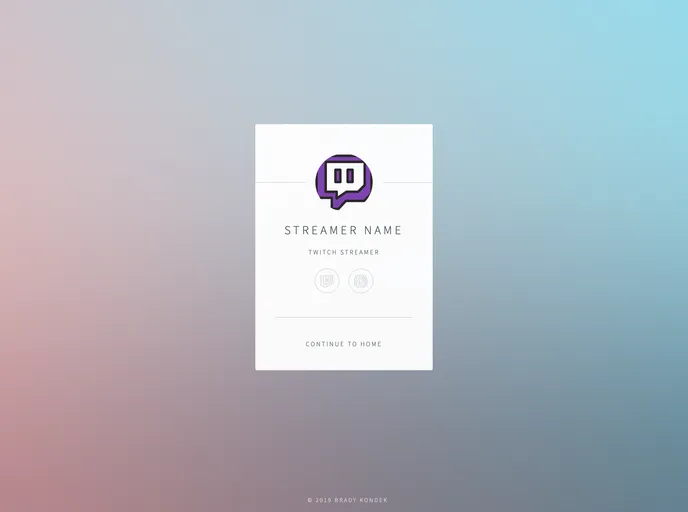 screenshot of Streamer