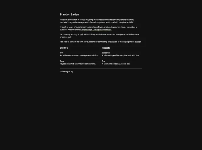 screenshot of Sassafras