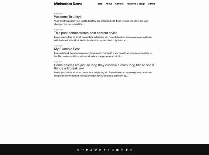 screenshot of Minimaless