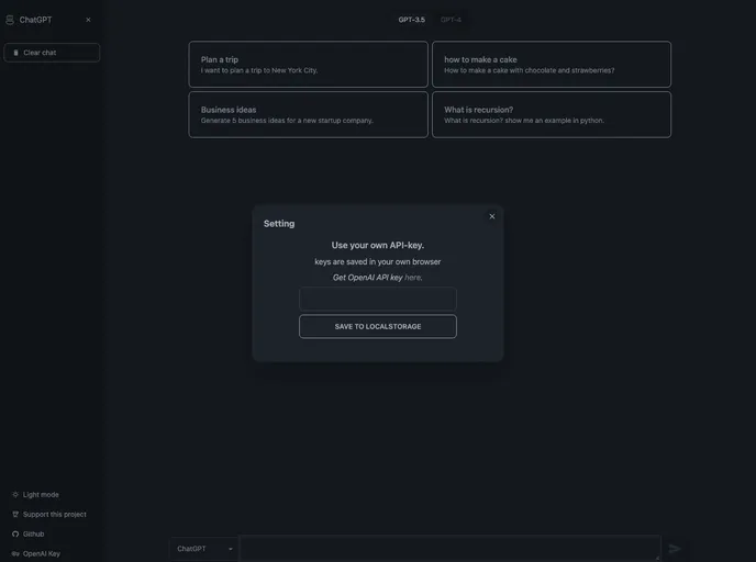 screenshot of Chatgpt Abc