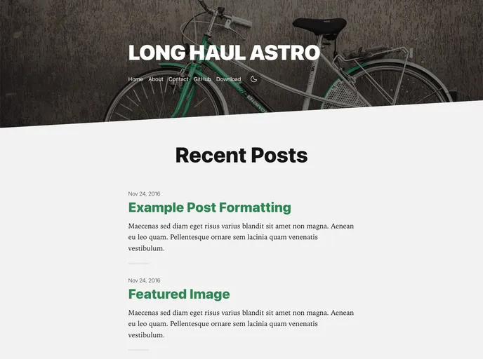 screenshot of Long Haul Astro