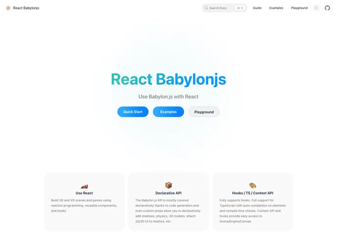 React Babylonjs