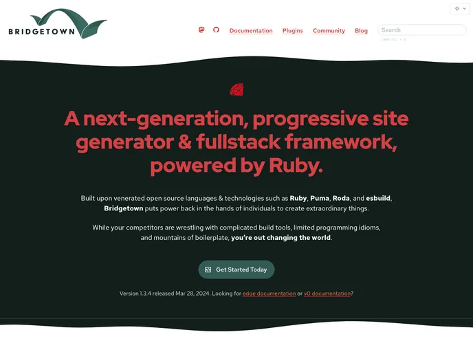 screenshot of Bridgetown