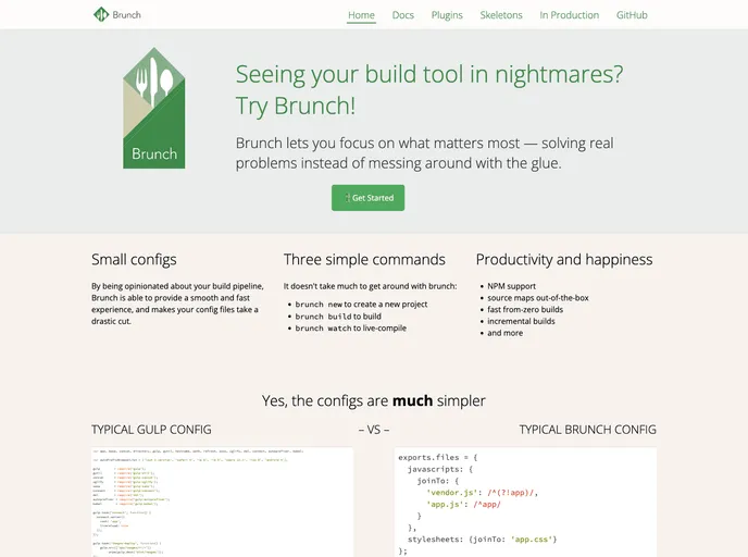screenshot of Brunch Boilerplate Plugin