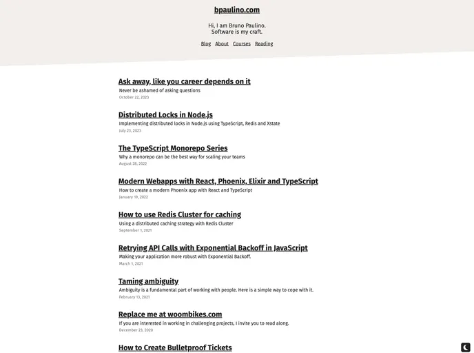 screenshot of Brunojppb.github.io