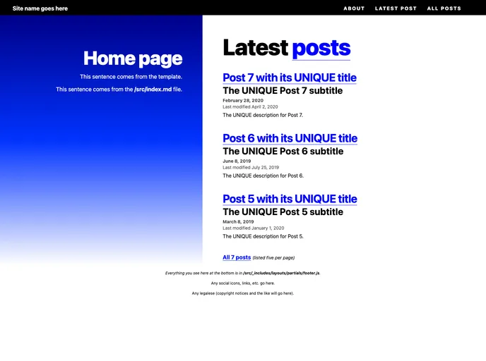 screenshot of Eleventy_solo_starter