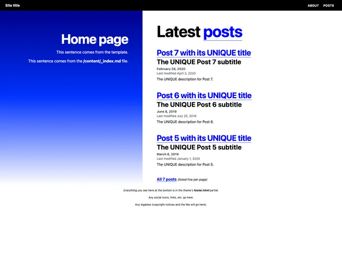 screenshot of Hugo_twcss