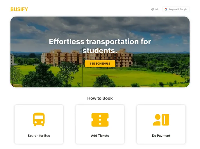 screenshot of Busify