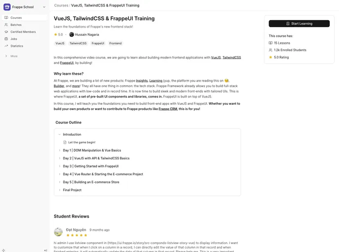 screenshot of Vtf Training
