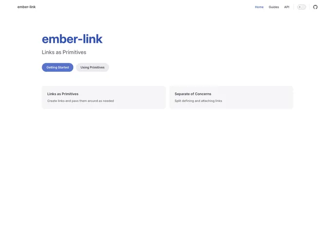 screenshot of Ember Link