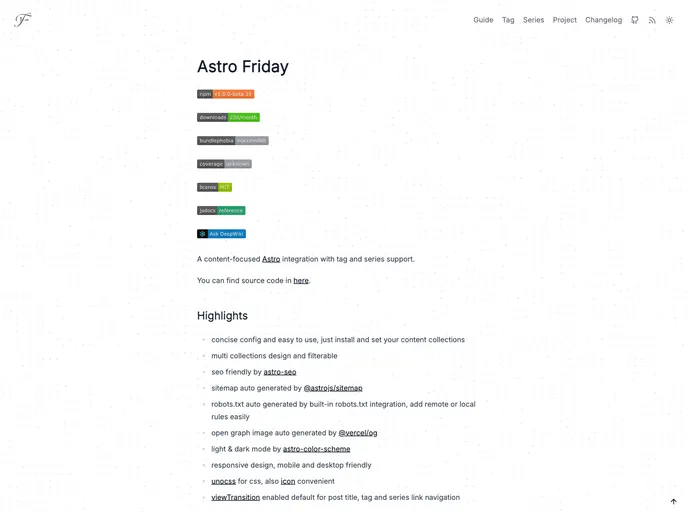 Astro Friday screenshot