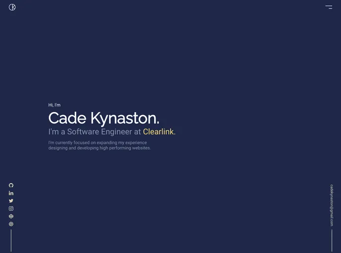 screenshot of Gatsby Portfolio