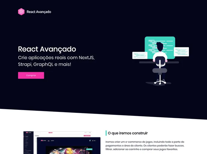 screenshot of React Avancado