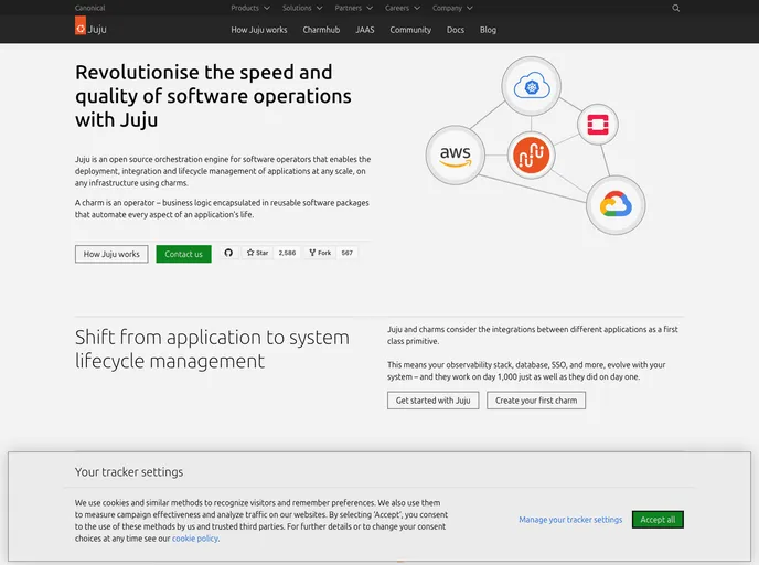 Juju Dashboard screenshot