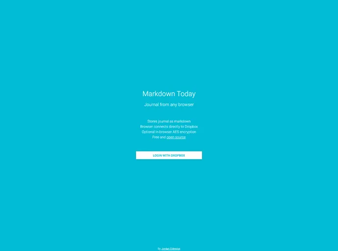 screenshot of Markdown.today