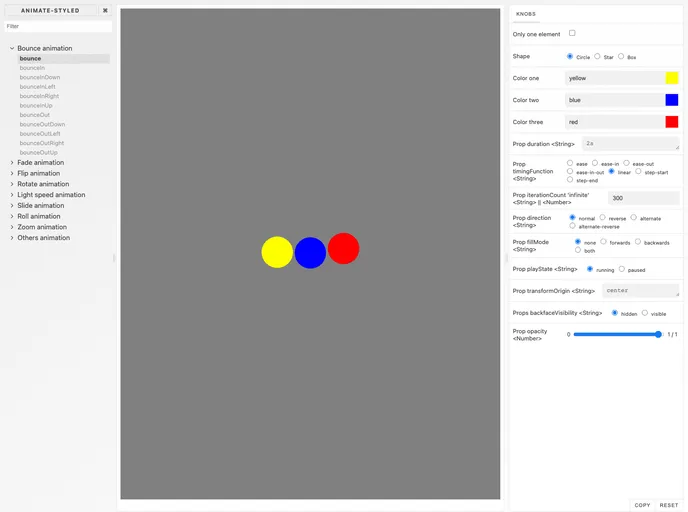 Animate Styled screenshot
