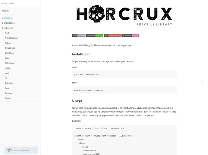 screenshot of Horcrux