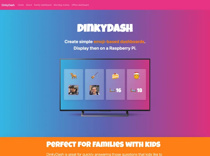 screenshot of Dinkydash
