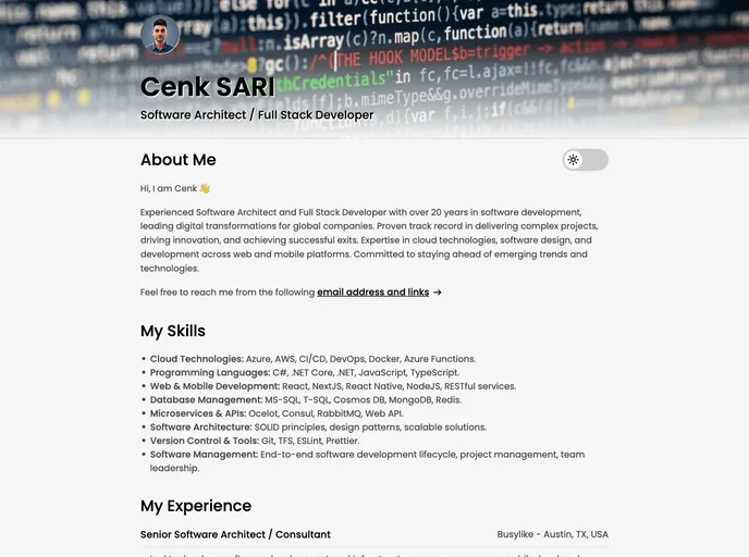 React Ticketing Website Template screenshot