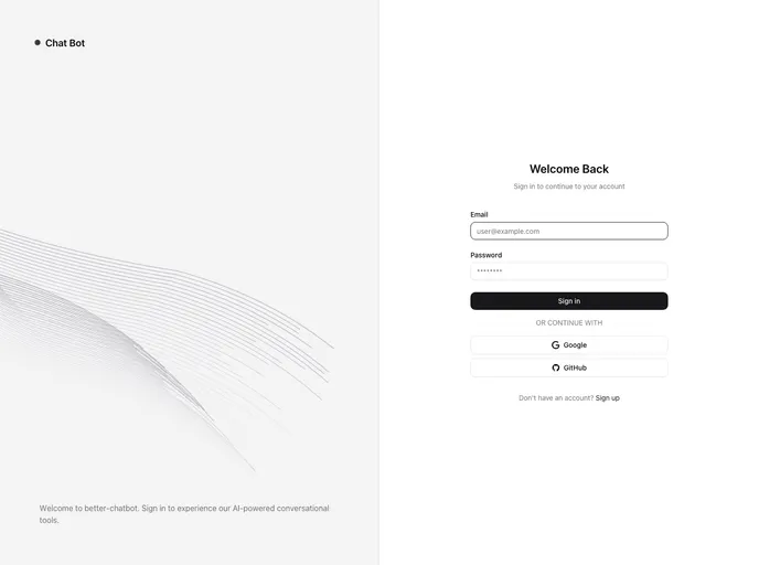 Better Chatbot screenshot