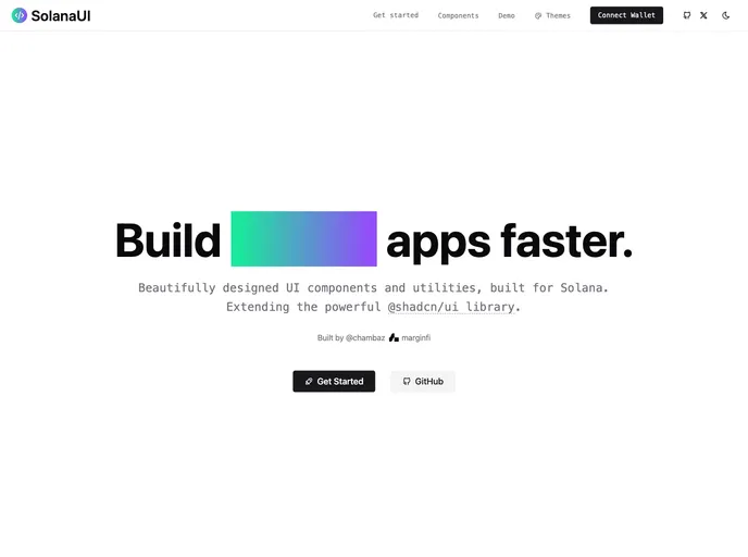screenshot of Solanaui