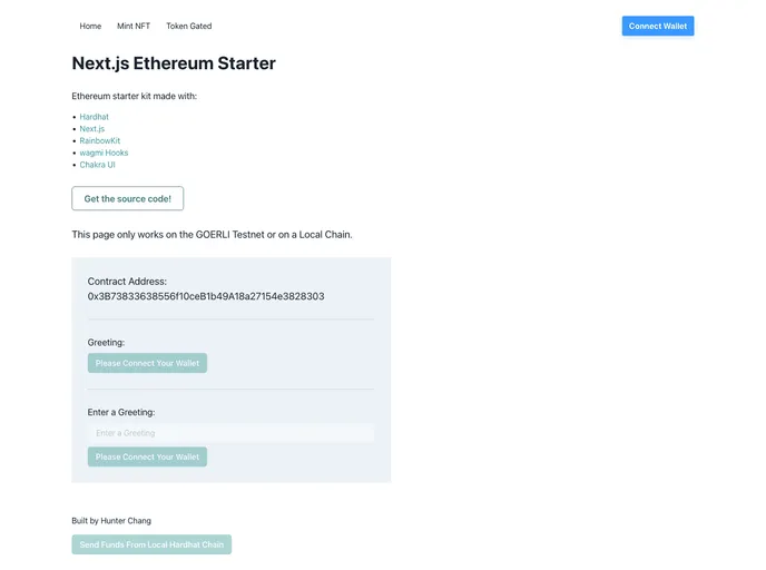 Nextjs Ethereum Starter