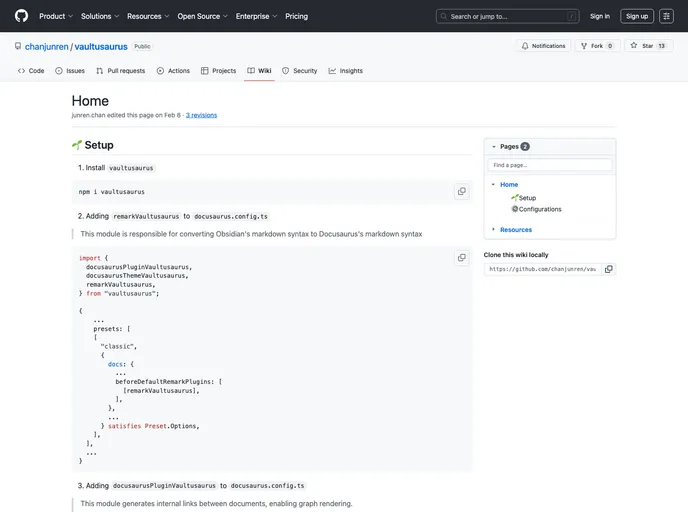 screenshot of Vaultusaurus