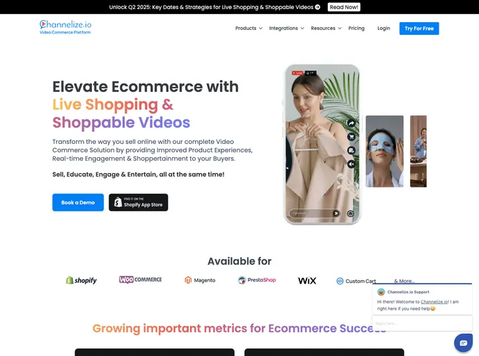 screenshot of Channelize JavaScript Chat SDK Sample