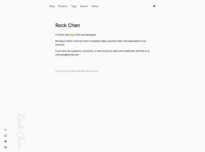 screenshot of Nuxt Blog