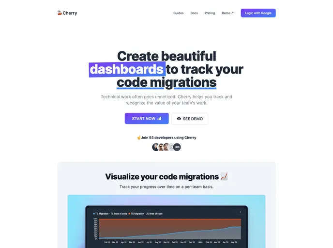 screenshot of Cherrypush.com