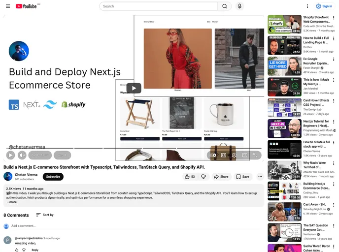 Nextjs Shopify Starter screenshot