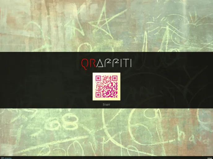 screenshot of Qraffiti