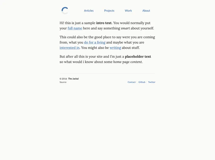 screenshot of Jackal