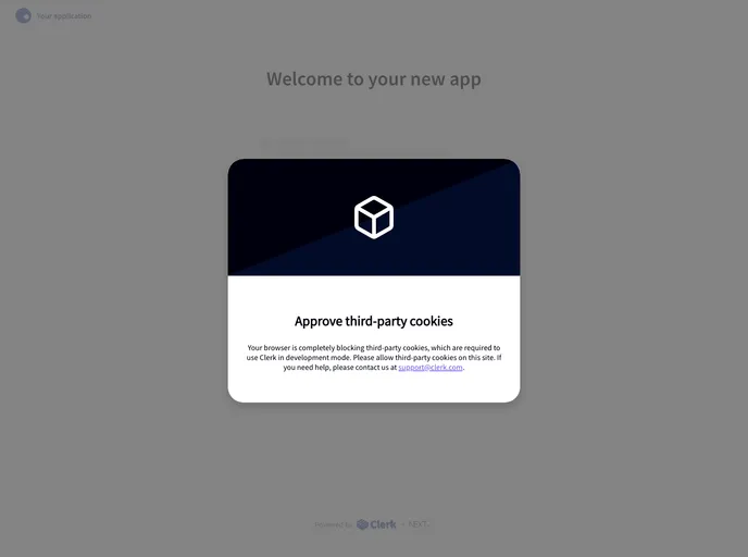 screenshot of Clerk Hasura Starter