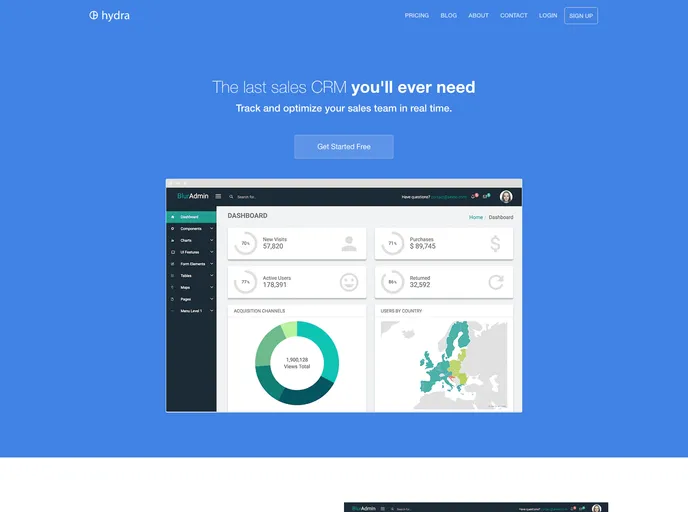 screenshot of Hydra Jekyll Bookshop Template