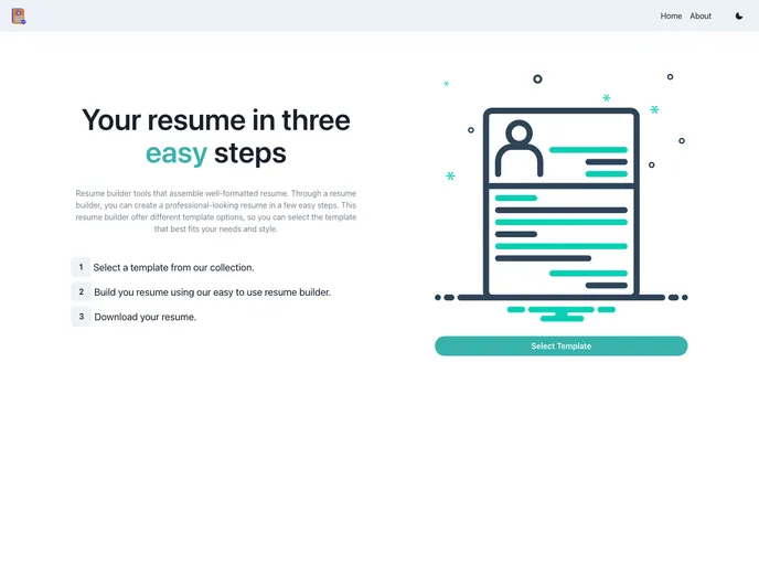 Resume Builder screenshot