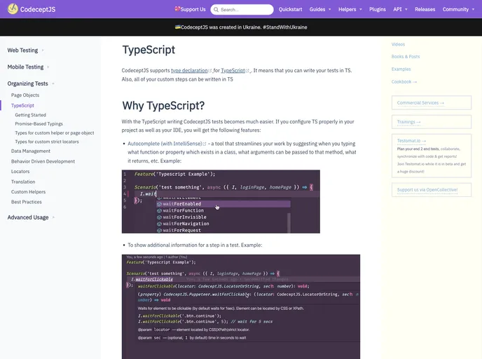 screenshot of Typescript Boilerplate