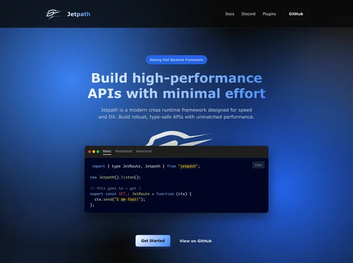 screenshot of Jetpath