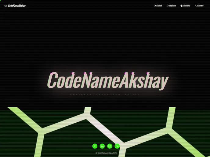 screenshot of Darkweb Template