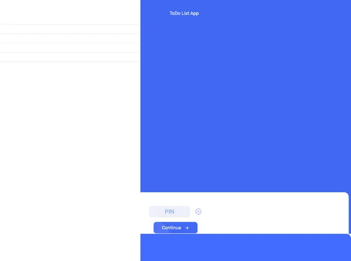 screenshot of ToDo List App
