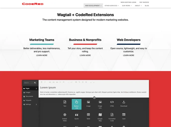 Coderedcms screenshot