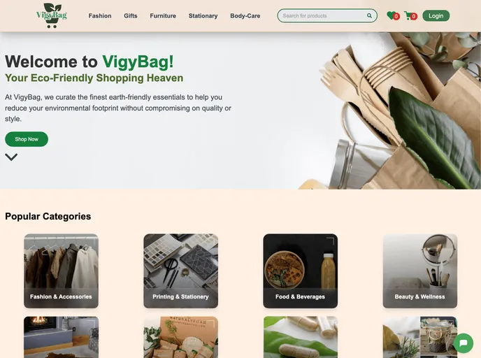 VigyBag screenshot