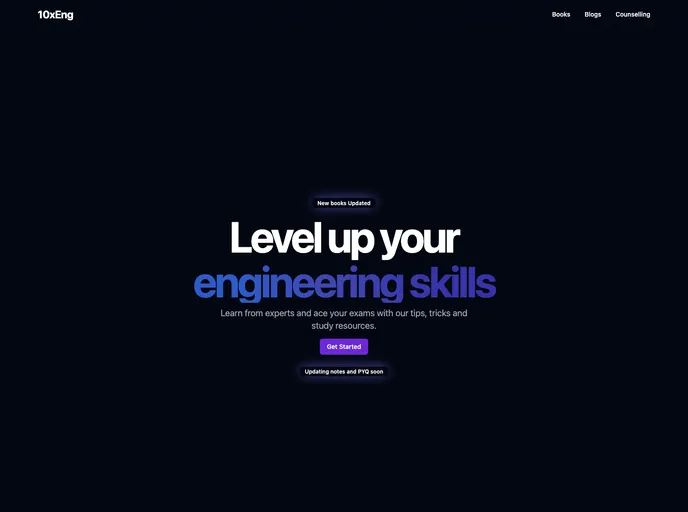 screenshot of Books.10xeng