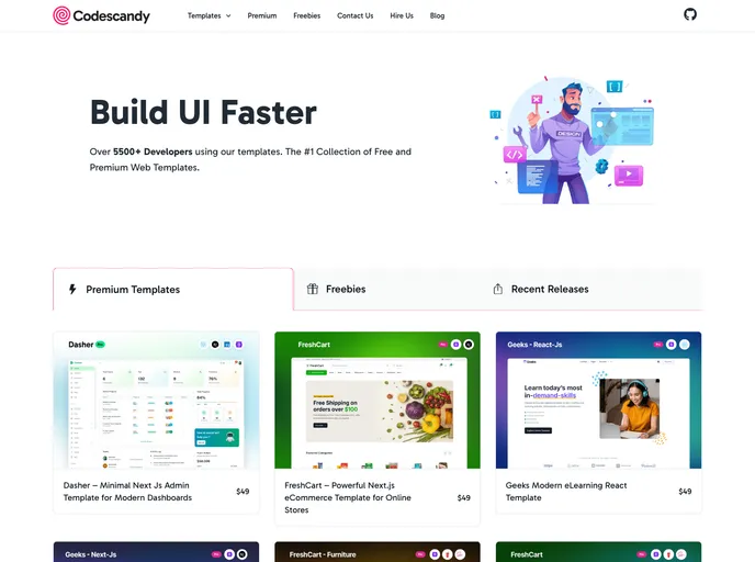 screenshot of Codescandy