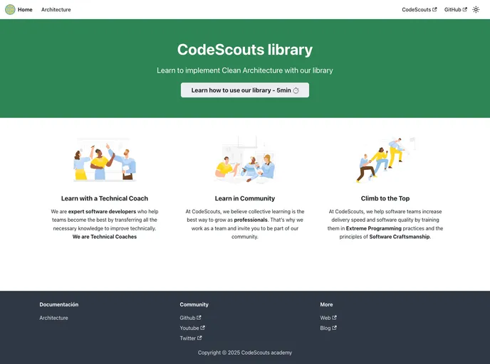 React Clean Architecture screenshot