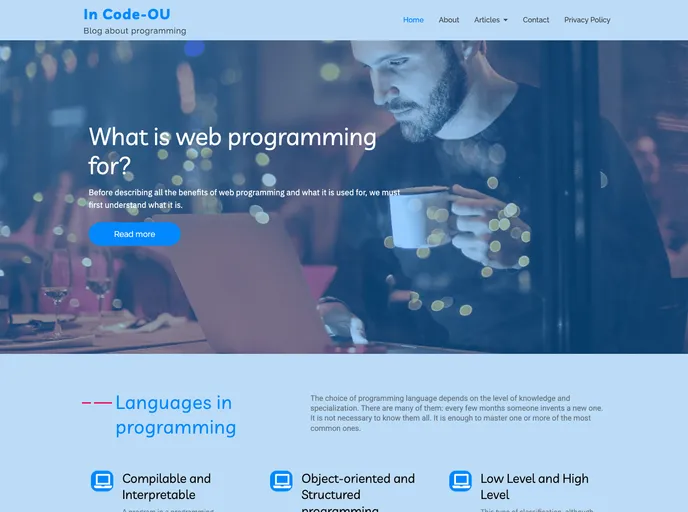 screenshot of Website Www.codeuino.org