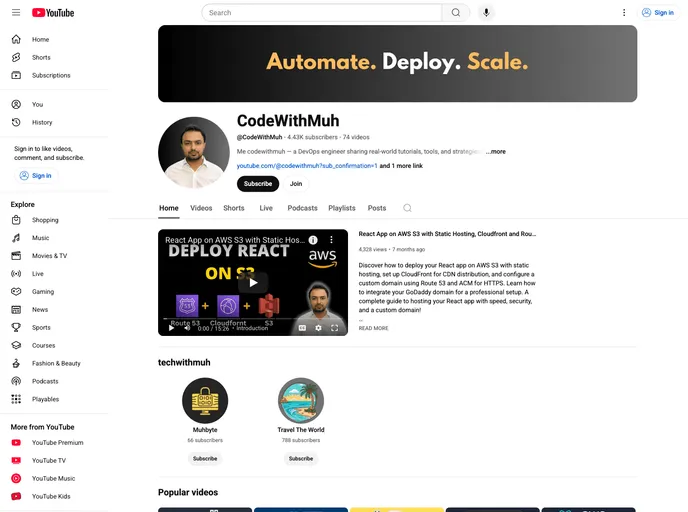 screenshot of Django Starter Kit