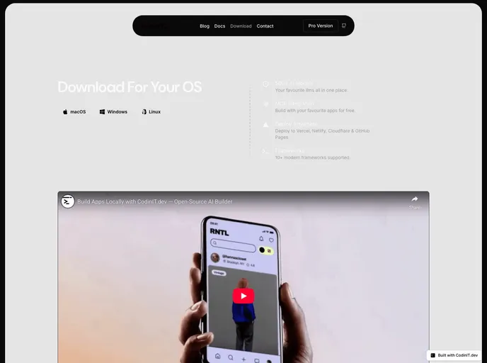 Codinit Dev screenshot