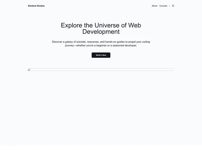 screenshot of Directus Blog Starter